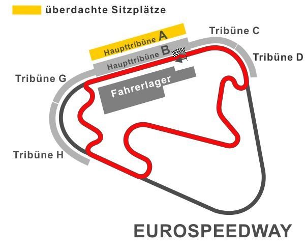 22.05.2022 DTM - Lausitzring, Sonntagskarte Haupttribüne B