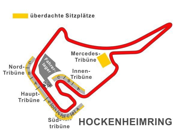 03.10.2021 DTM Hockenheimring, Sonntagskarte Haupttribüne überdacht