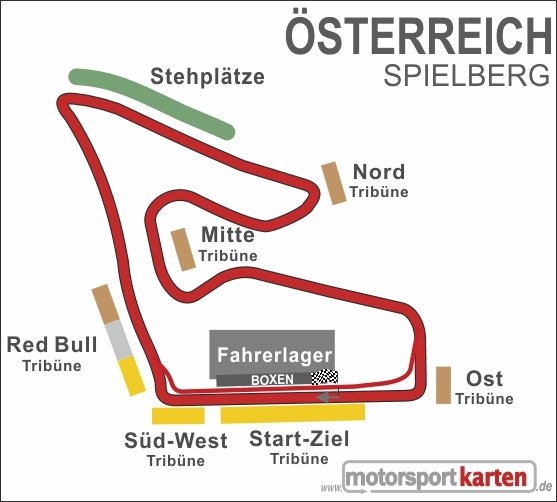08.-10.07.2022 Formel 1 - Spielberg, Wochenendkarte Start-Ziel-Tribüne überdacht